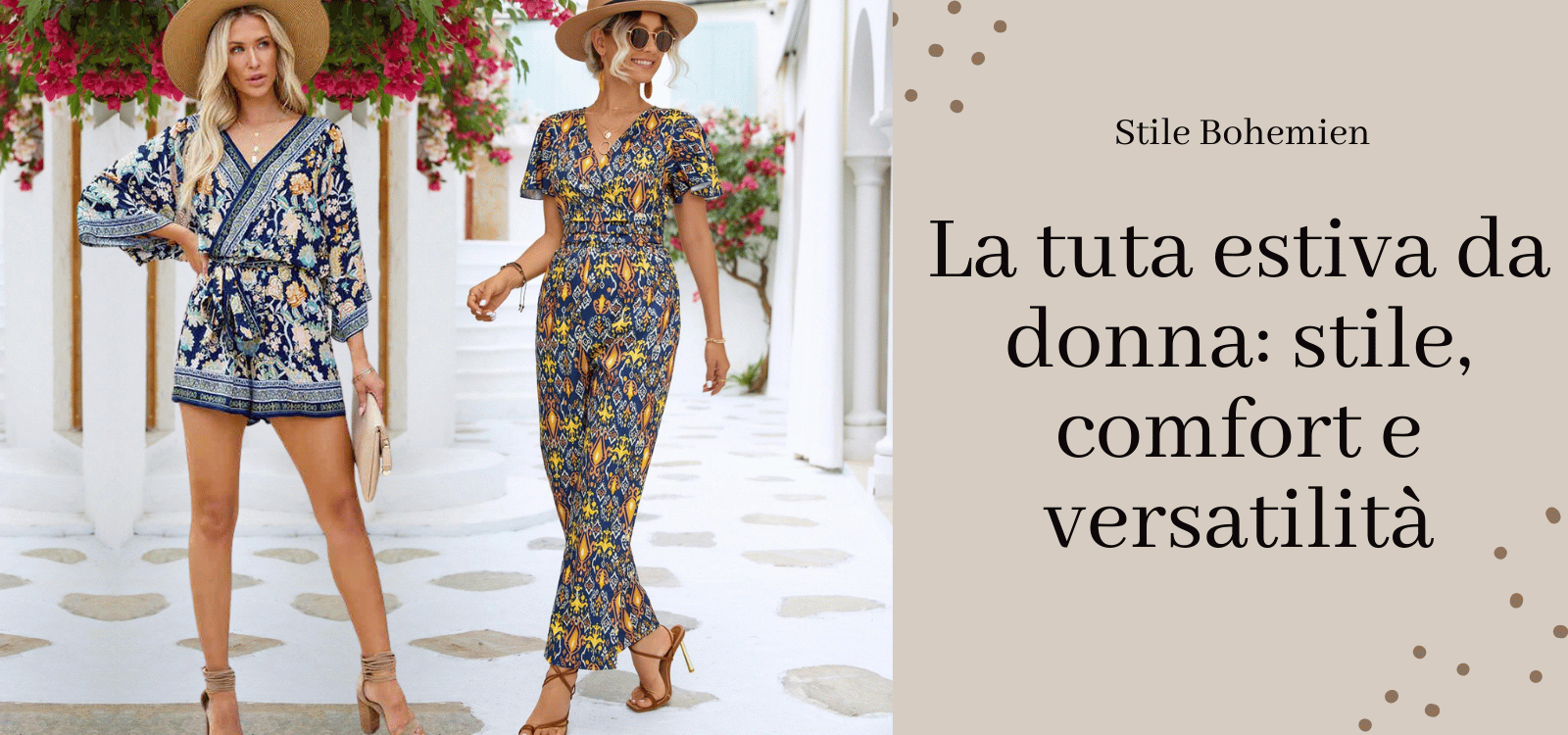 La tuta estiva da donna: stile, comfort e versatilità