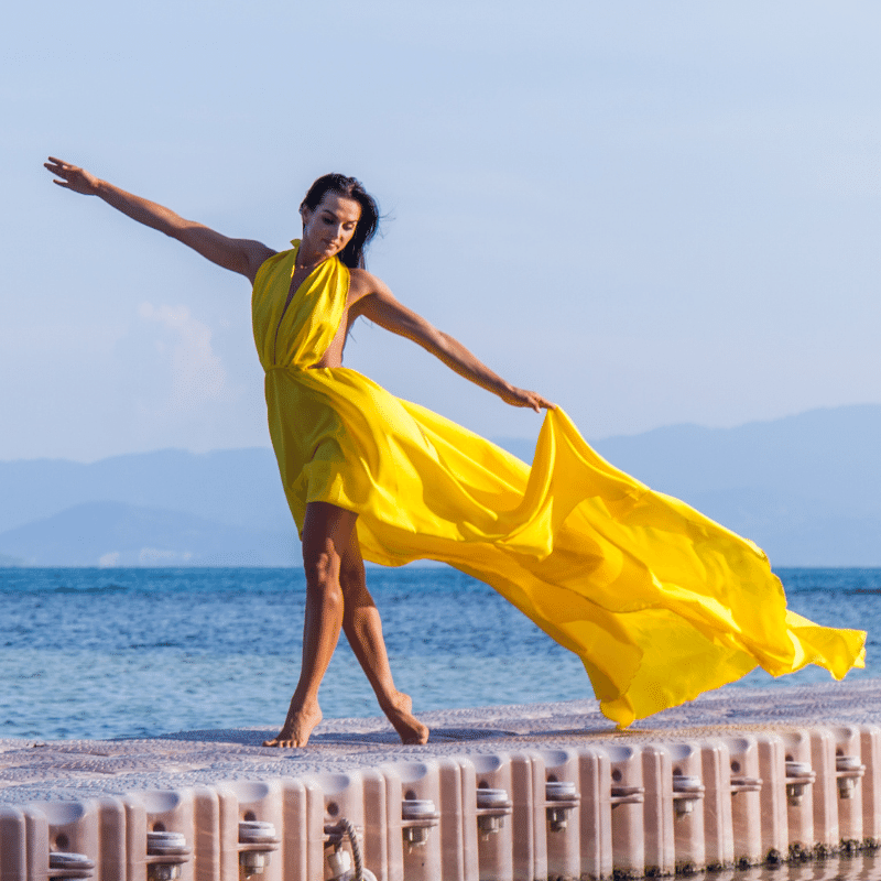 Vestito Giallo Boho | Paradiso Bohemien