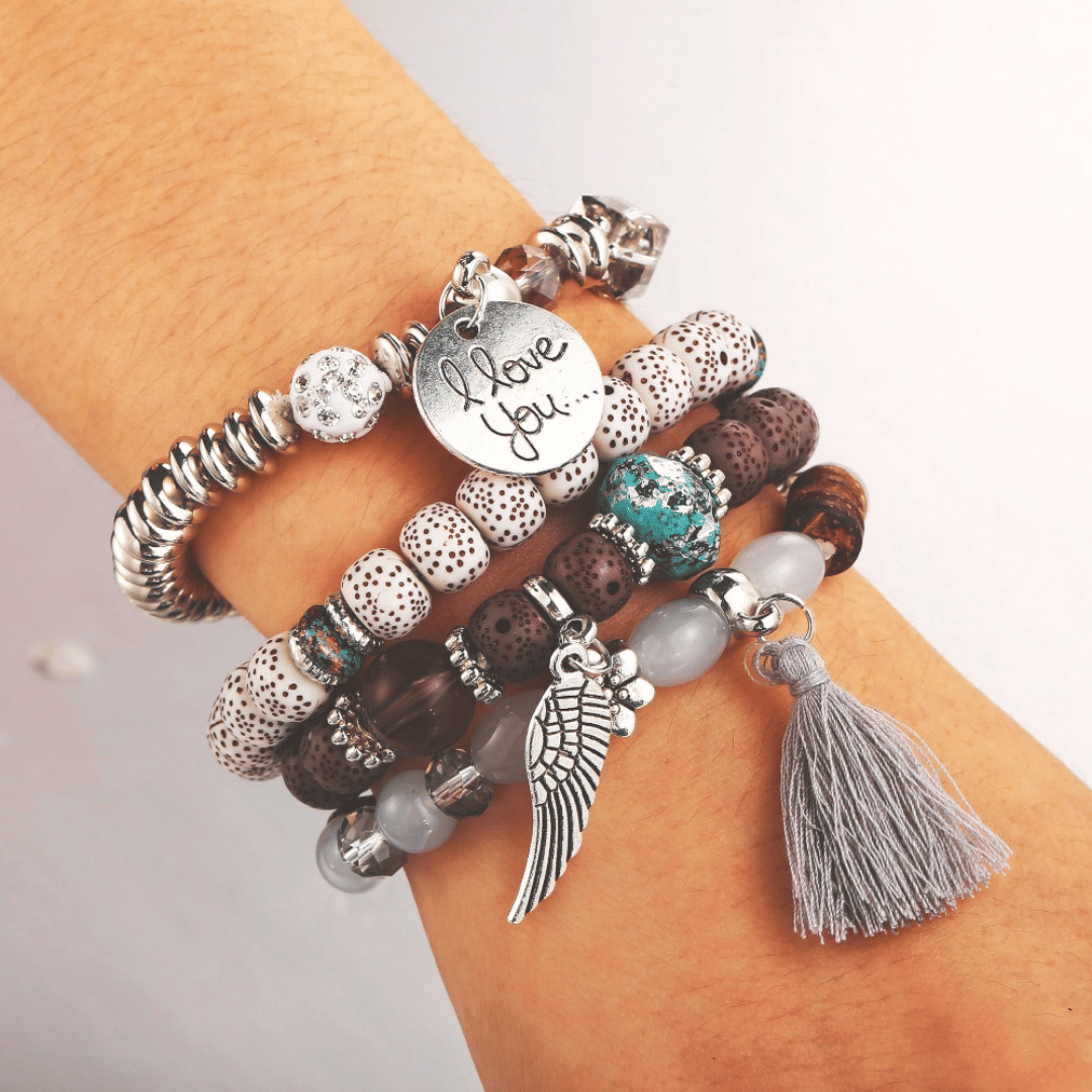 Outfit Bracciale Perline Boho Chic | Paradiso Bohemien