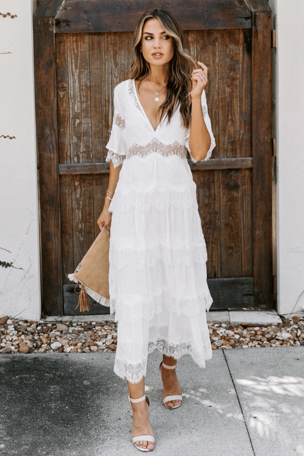 Vestito Bianco da Donna Estivo per vacanza | Paradiso Bohemien