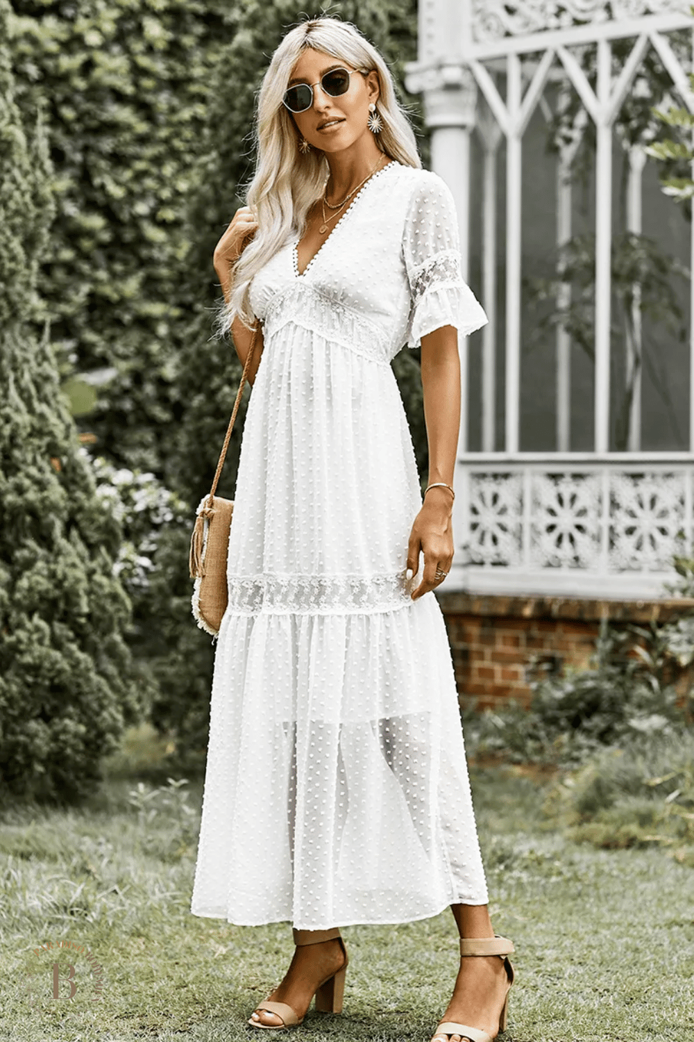 Abito bianco estivo lungo | Paradiso Bohemien