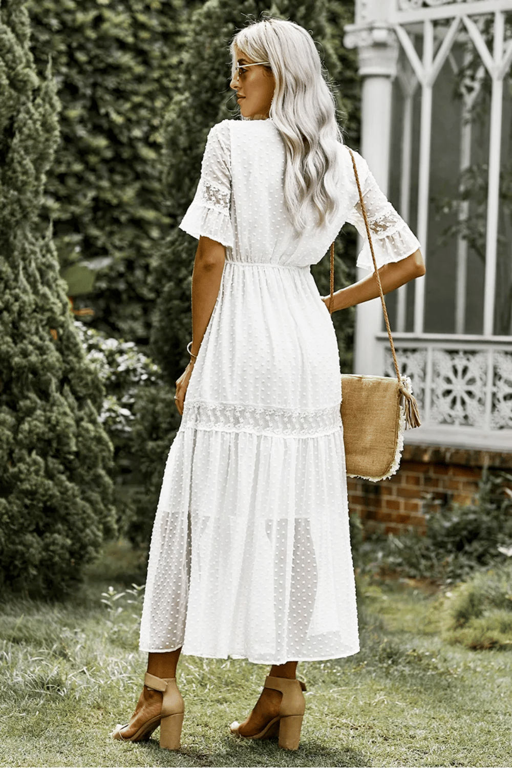 Abito bianco estivo lungo | Paradiso Bohemien