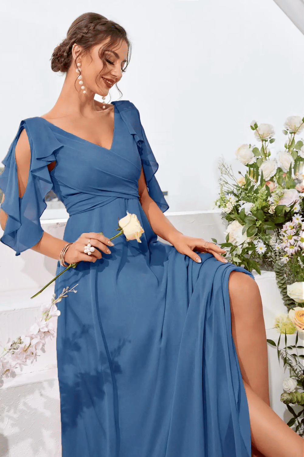 Abito da Cerimonia Blu Donna | Paradiso Bohemien