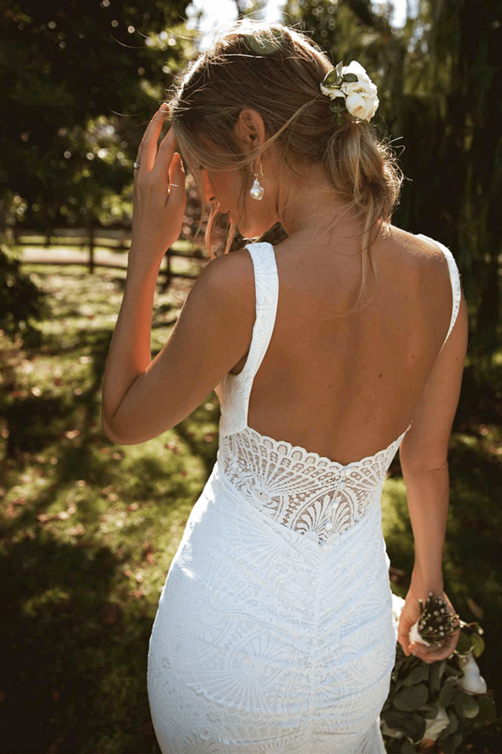 Abito da Sposa in Pizzo a Sirena | Paradiso Bohemien