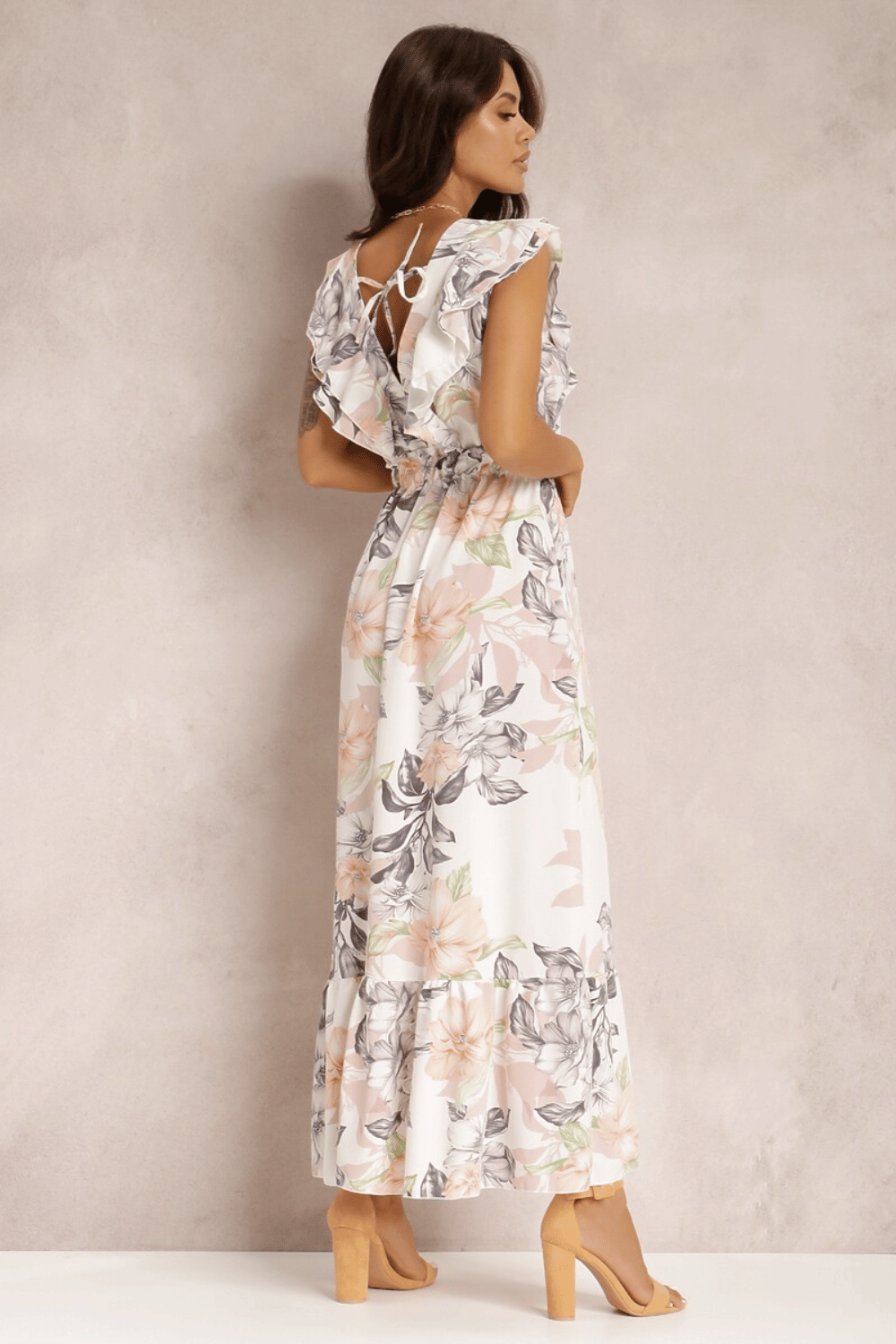 Abito Elegante a Fiori Boho | Paradiso Bohemien