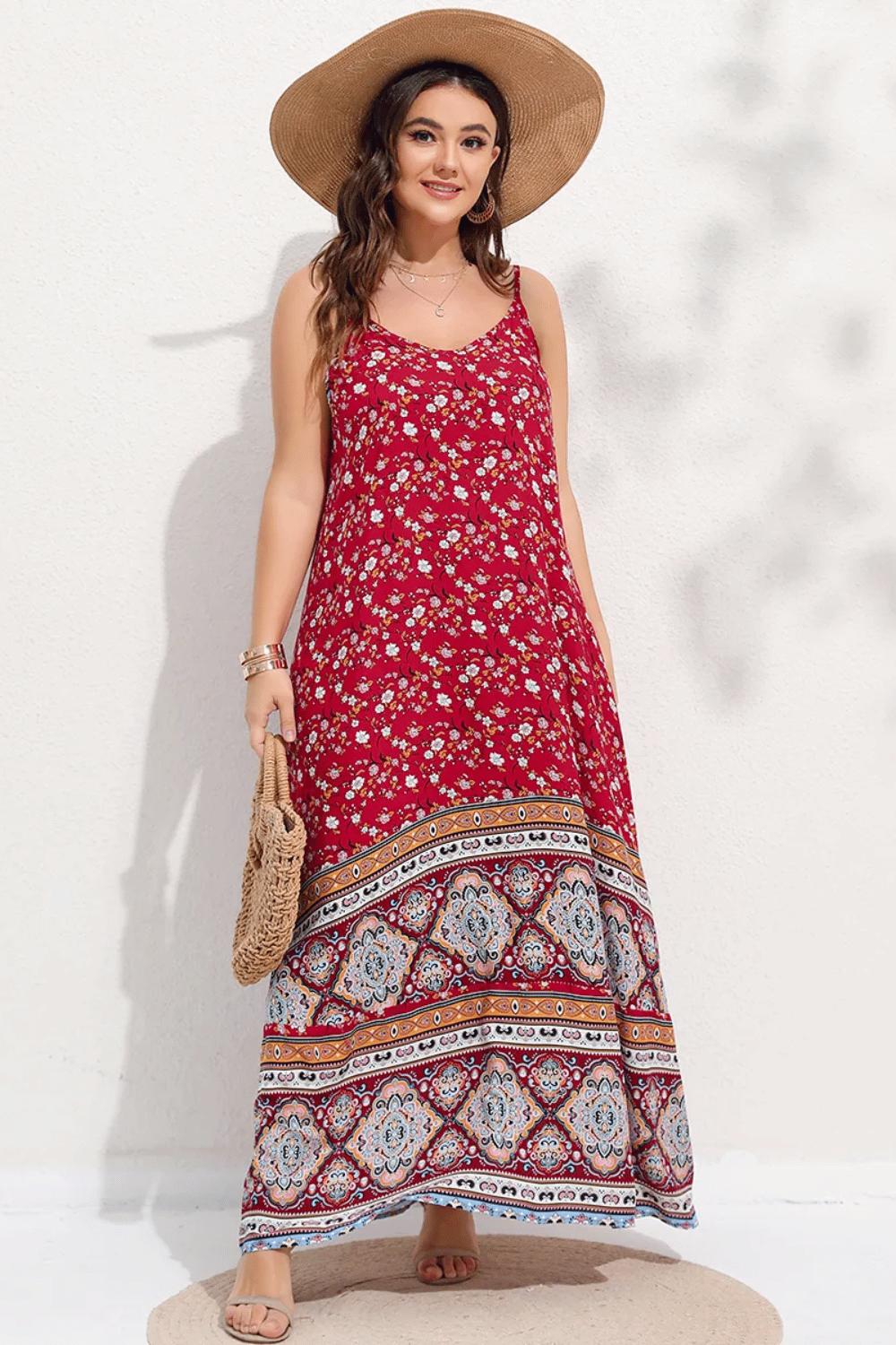 Abito Floreale Taglie Forti | Paradiso Bohemien