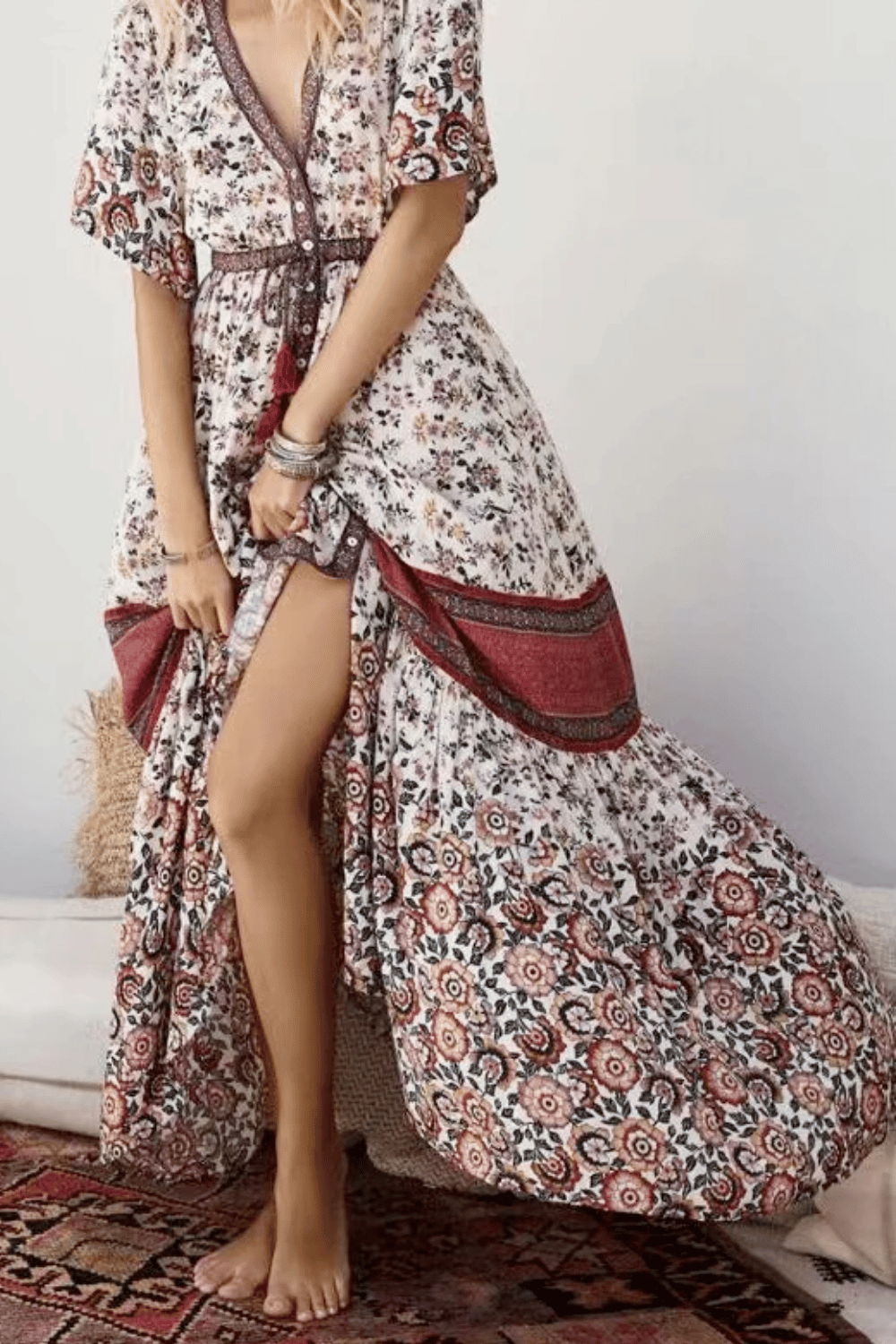 Abito stile Country da Donna con fiori | Paradiso Bohemien