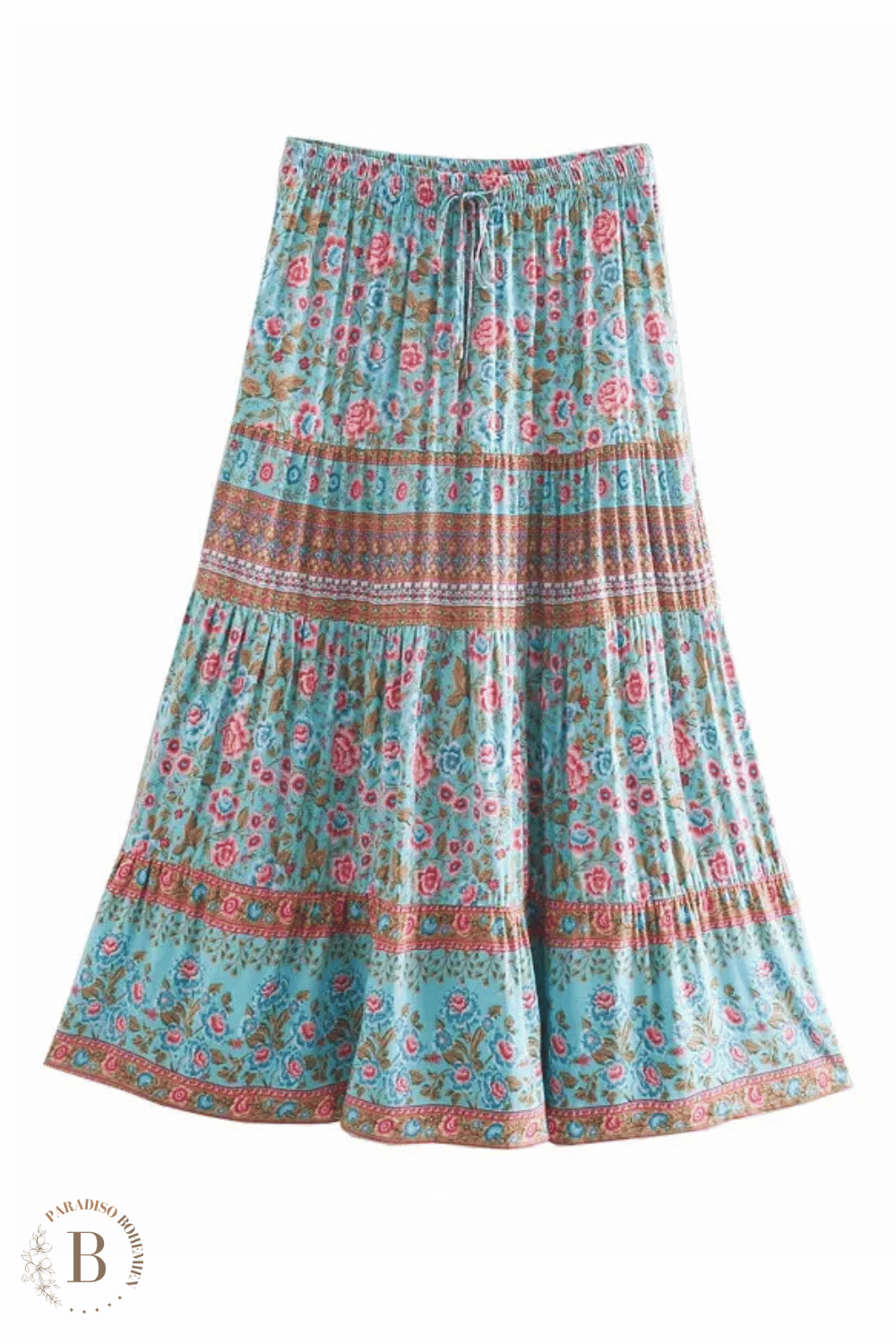 Gonna a Fiori Midi | Paradiso Bohemien