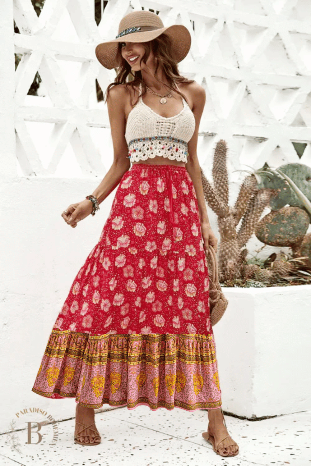 Gonna Lunga Rossa | Paradiso Bohemien