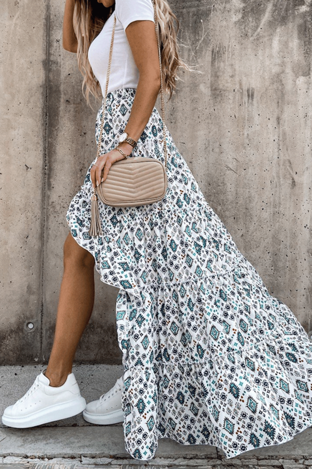 Gonna Piu Corta Davanti e Lunga Dietro Boho