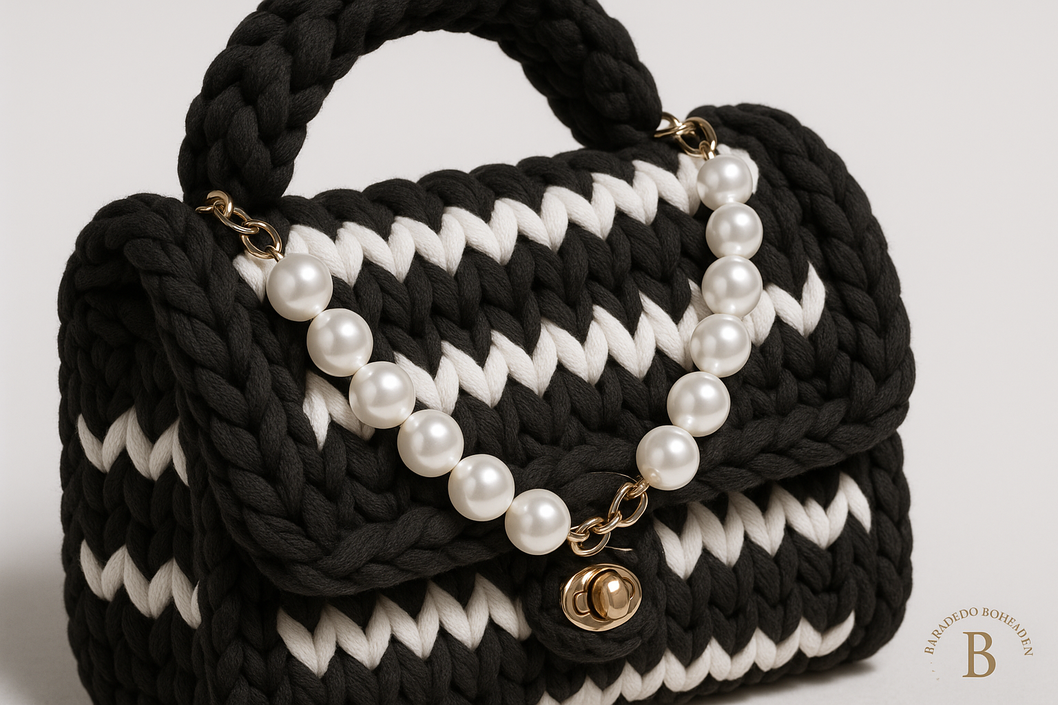 Dettaglio Uncinetto e Perle - Watermark Logo