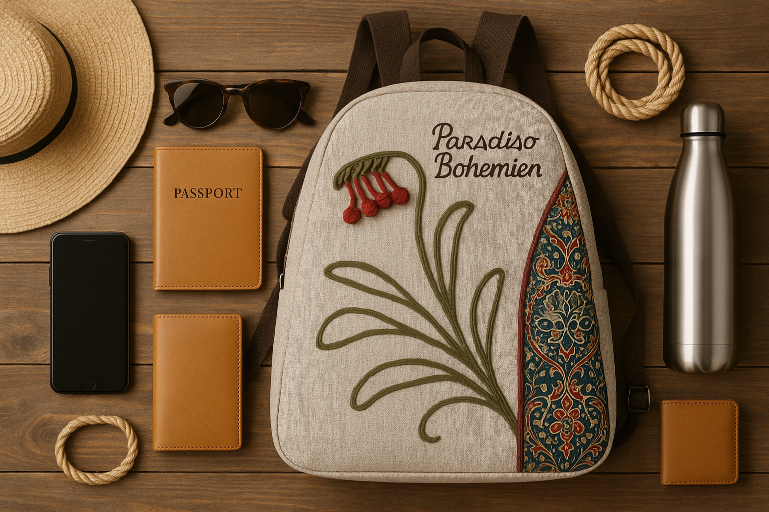 Organizzazione Zaino Viaggio - Logo Paradiso Bohemien