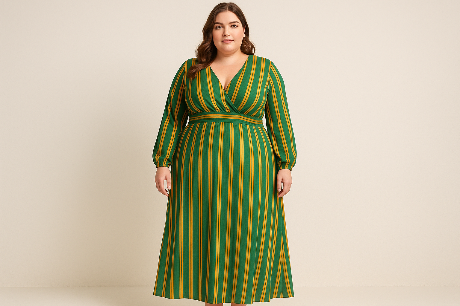 Vestito Elegante Taglie Forti - Immagine Principale con Logo