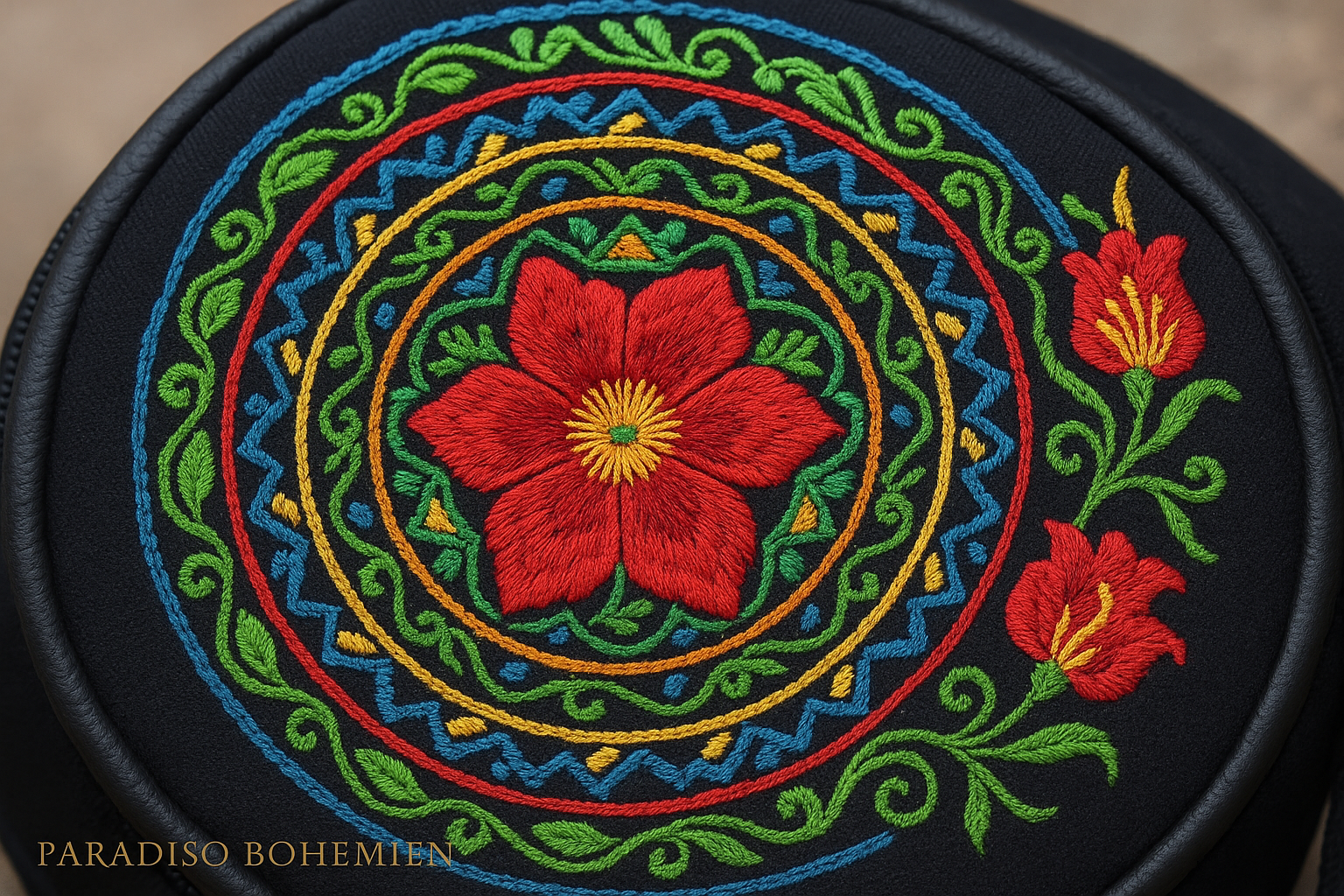 Dettaglio Ricami Colorati - Watermark Logo