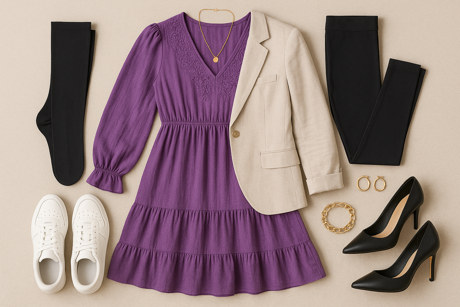 Styling Eleganza Casual Versatile - Logo Paradiso Bohemien