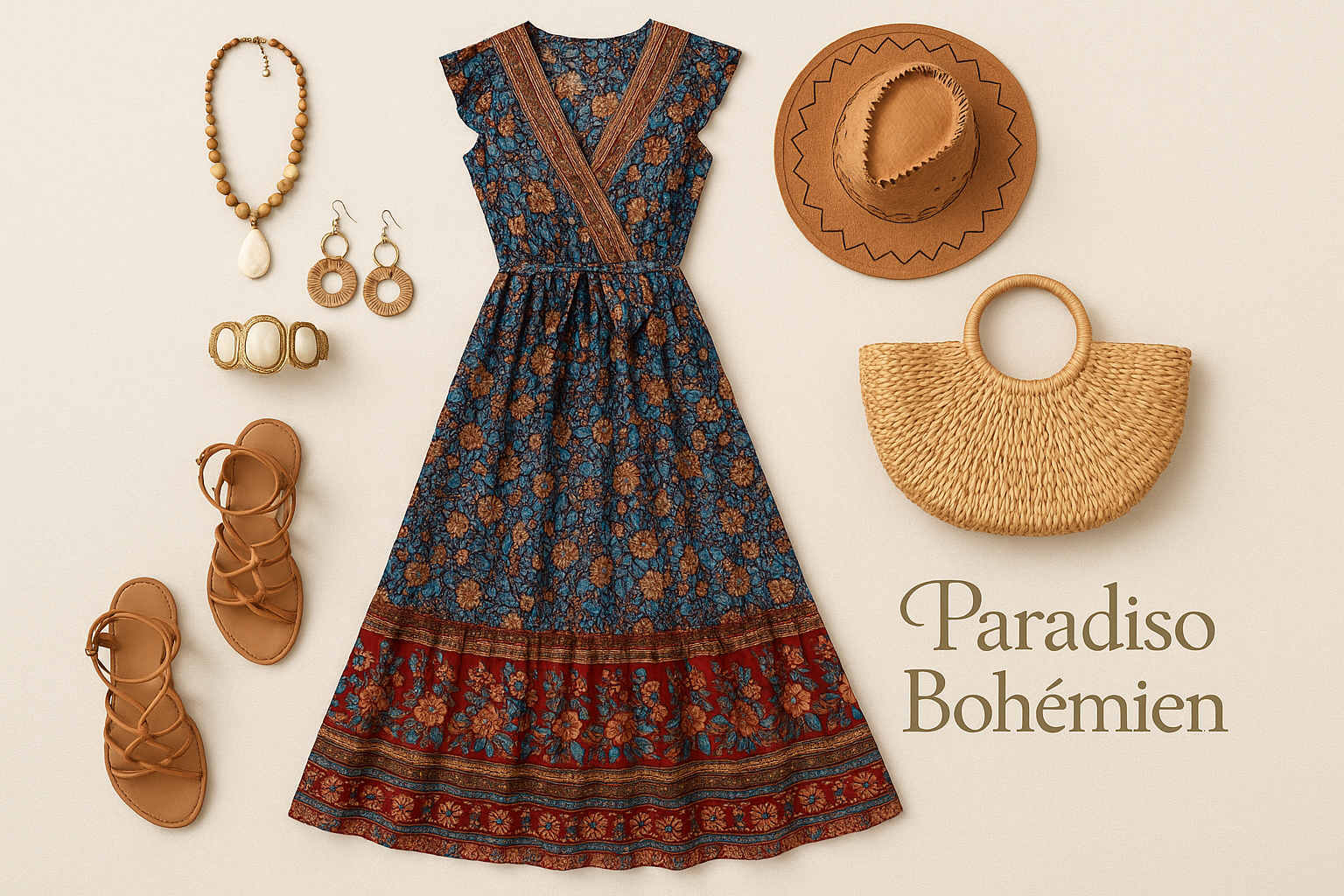 Styling Boho Festival - Logo Paradiso Bohemien