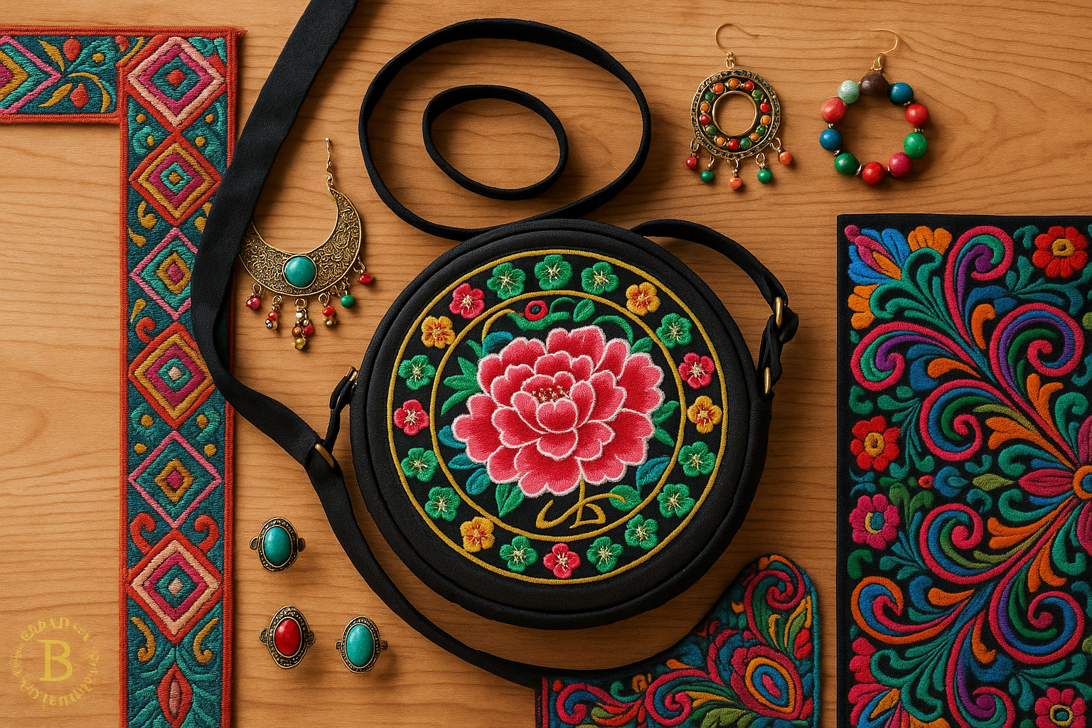 Styling Etnico con Accessori - Logo Paradiso Bohemien