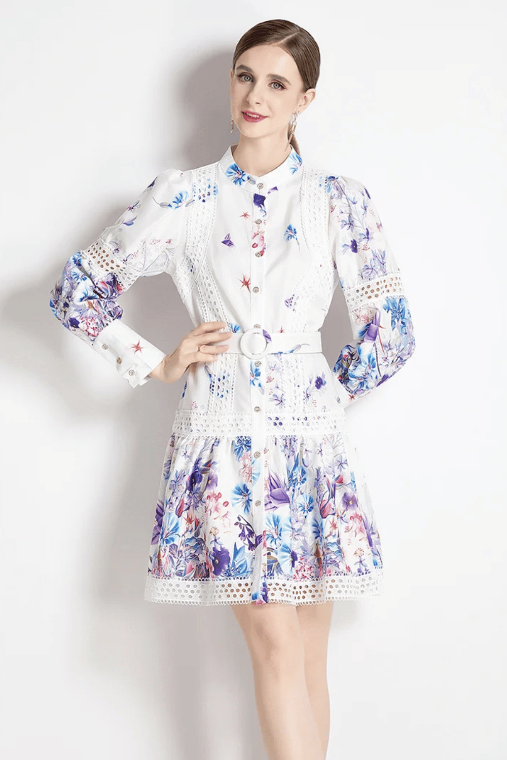 Vestito Bianco Corto Hippie Chic | Paradiso Bohemien