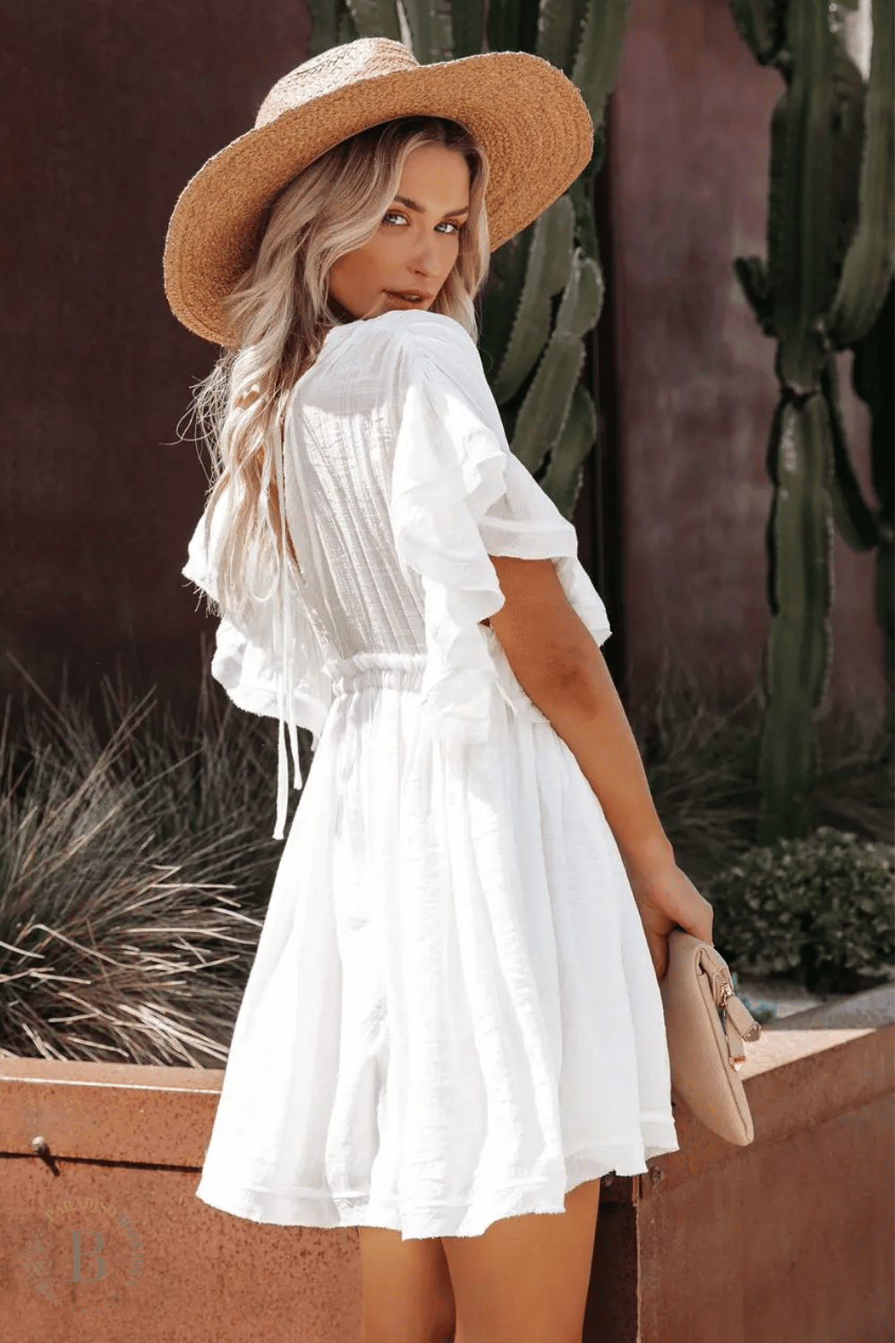 Abito Corto Bianco | Paradiso Bohemien