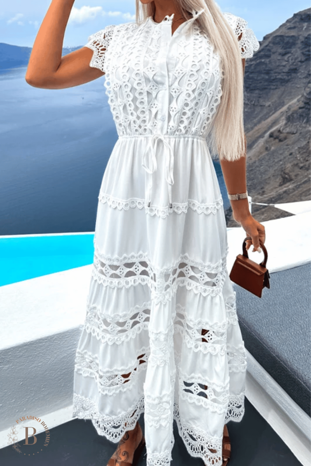 Best abito bianco cotone sangallo 2025