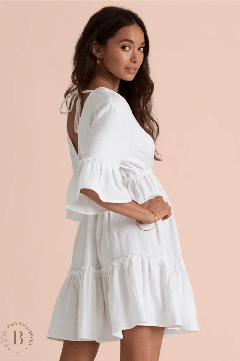 Vestito Corto Bianco | Paradiso Bohemien