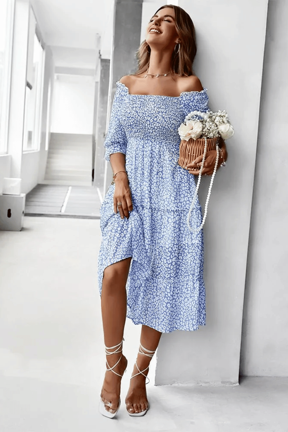 Vestito Lungo a Fiori | Paradiso Bohemien