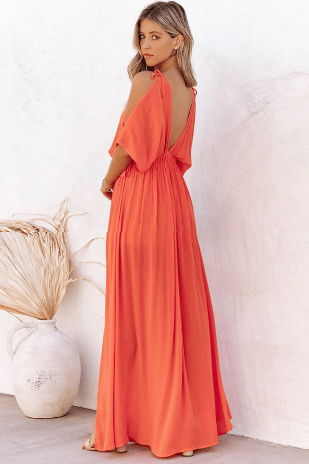 Vestito Lungo Arancione Boho | Paradiso Bohemien