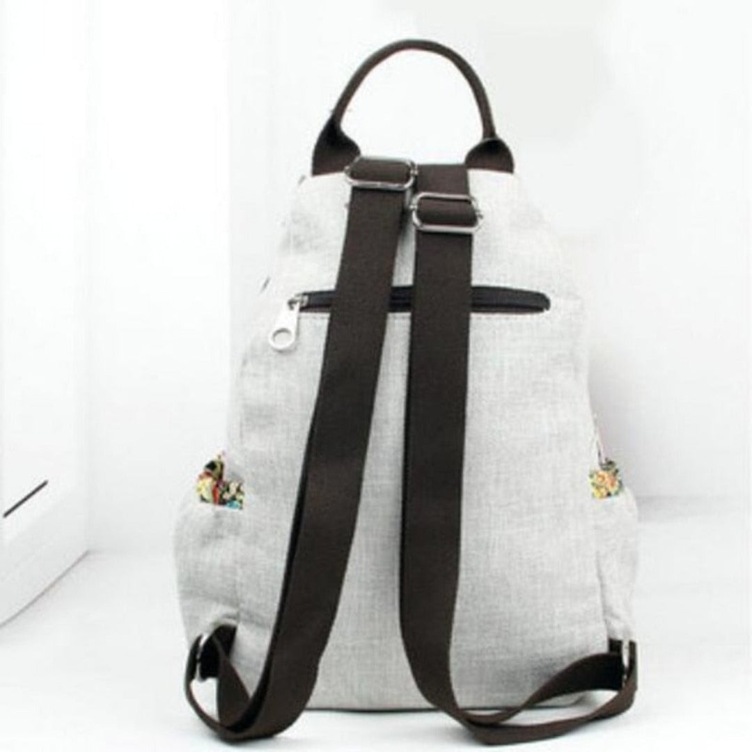 Zaino Bohemien con Ricami | zaino con ricami floreali | Paradiso Bohemien