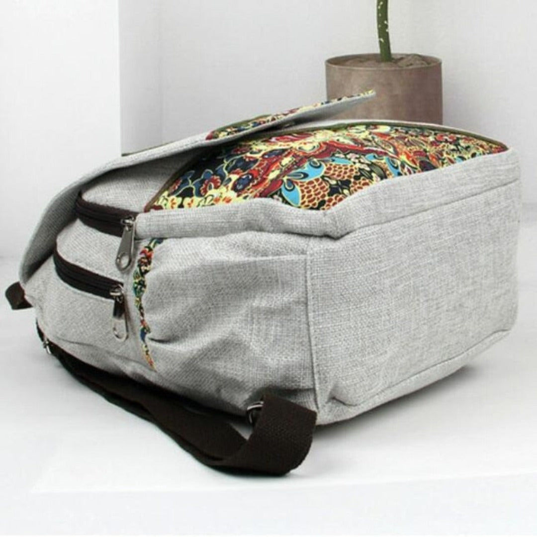 Zaino Boho Ricamato da Donna | Paradiso Bohemien