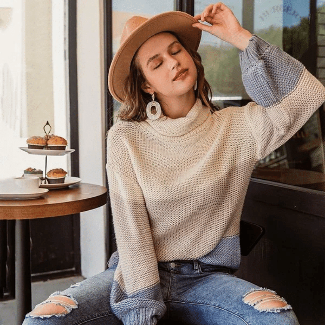 Maglione Beige donna | Paradiso Bohemien