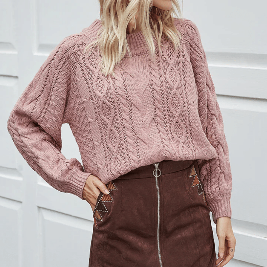 Maglioni Con Trecce Donna maniche gonfie | Paradiso Bohemien