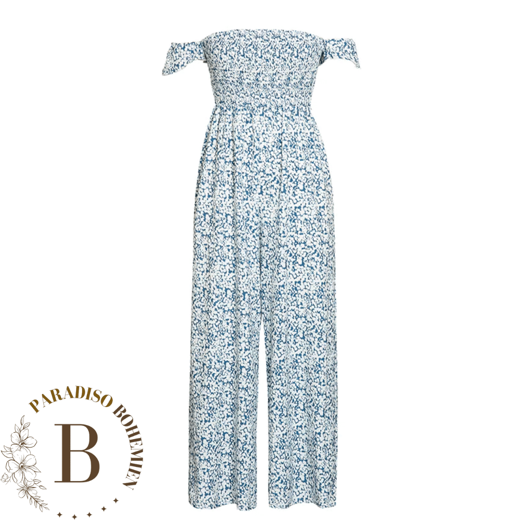 Tuta con scolla bardot per estate | Paradiso Bohemien