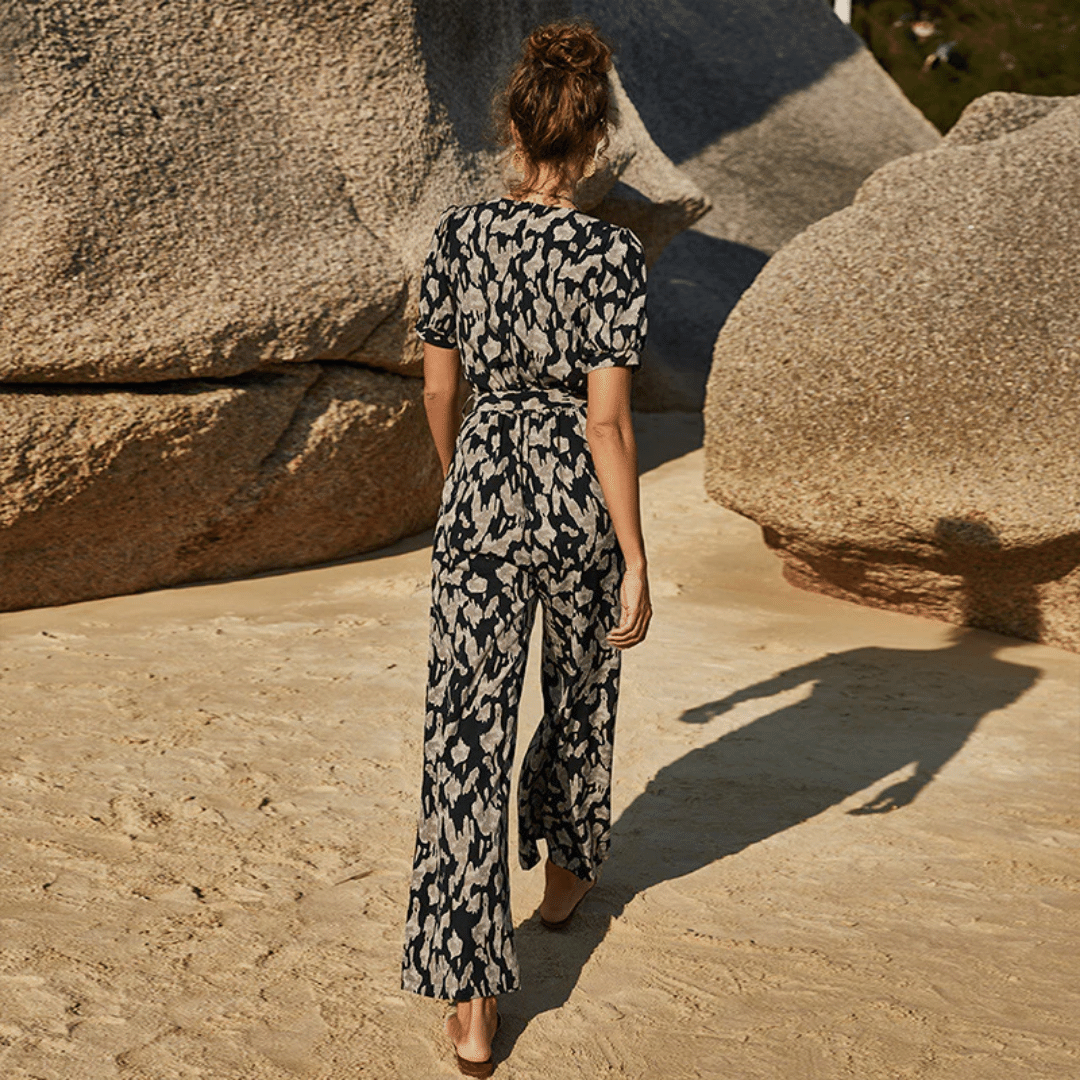 Tuta da donna con stampa leopardata | Paradiso Bohemien