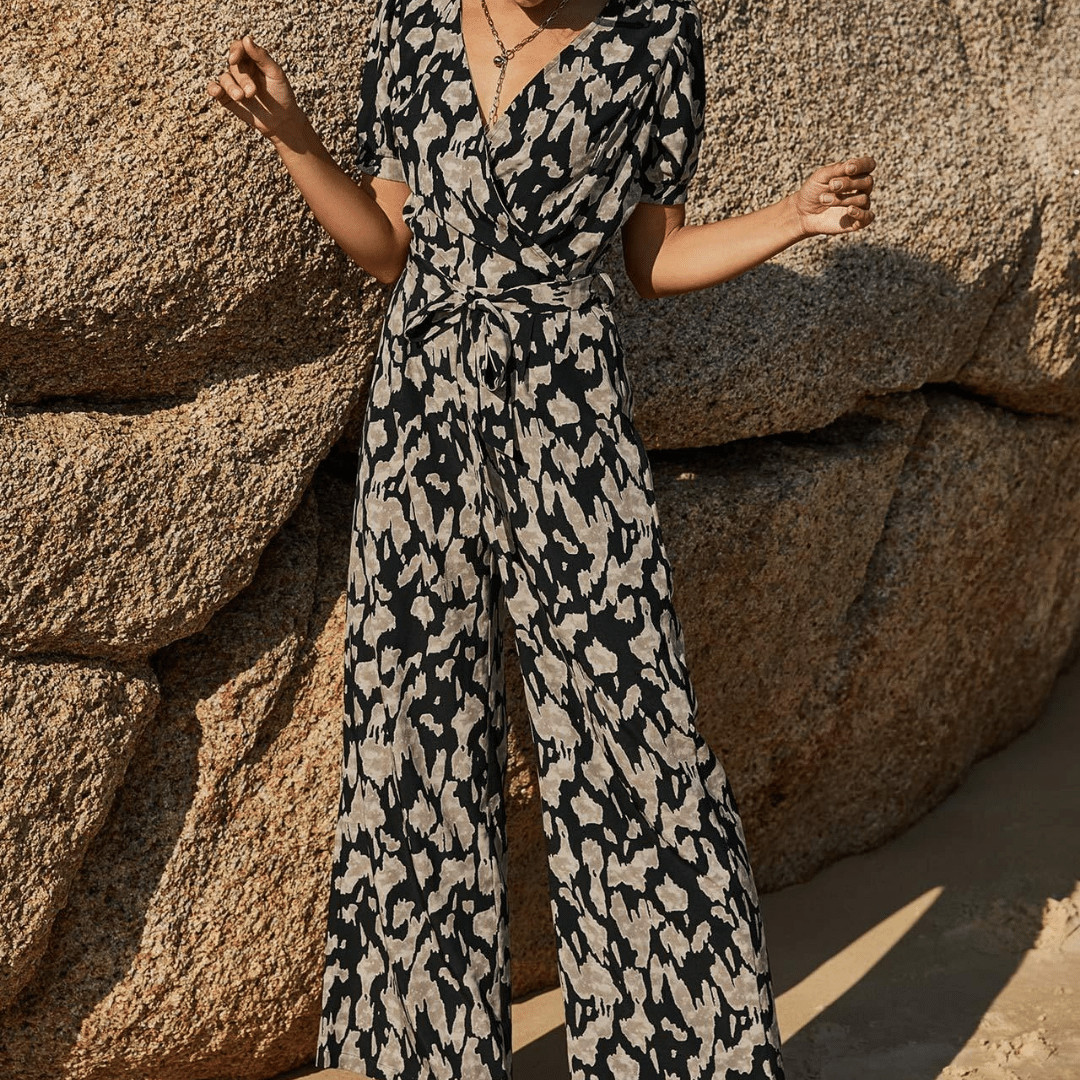 Tuta da donna leopardata per estate | Paradiso Bohemien