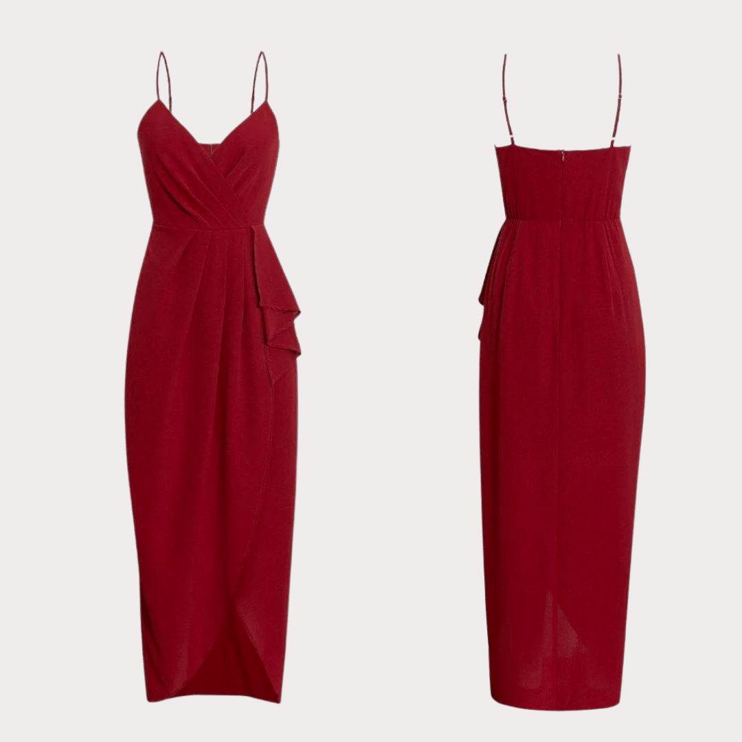 Abiti da Cerimonia Boho Chic Borgogna | Paradiso Bohemien