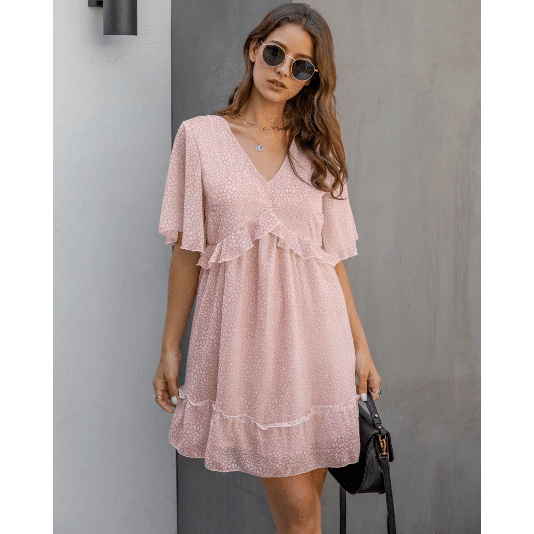 Abitino Rosa corto per donna | Paradiso Bohémien