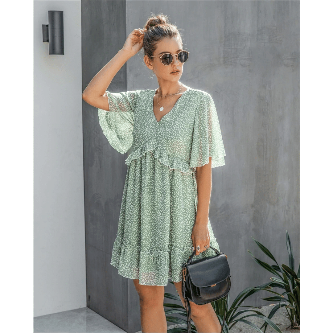 Abitino Estivo Verde Eucalipto per Estate | Paradiso Bohémien