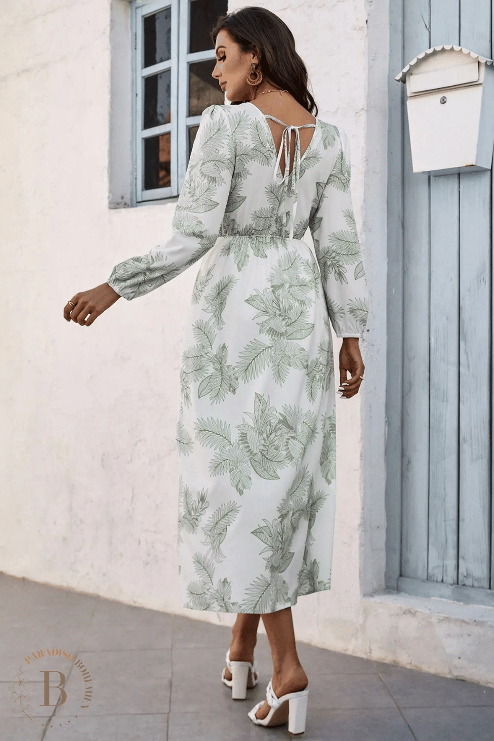 Abito Bianco e Verde | Paradiso Bohemien