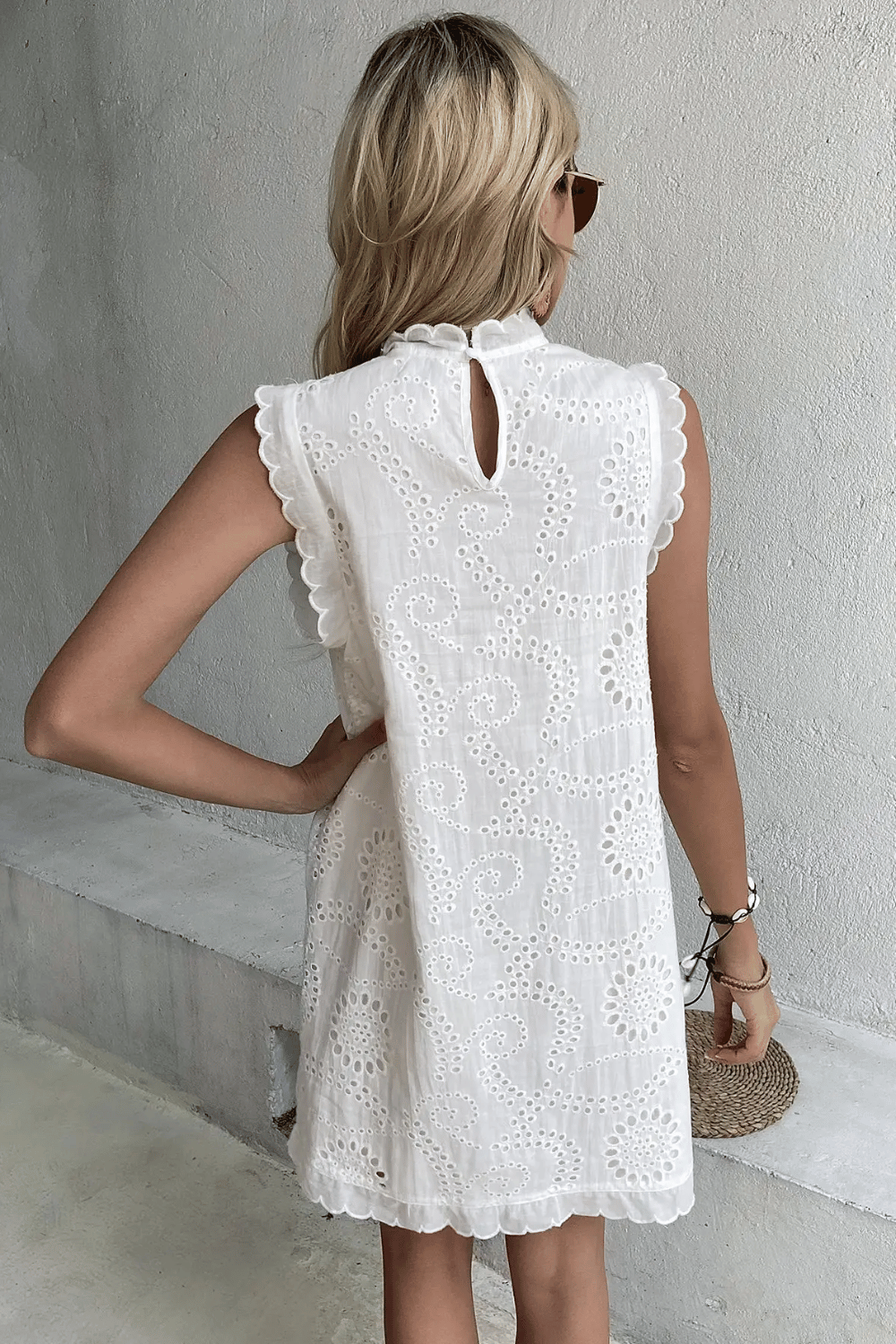 Vestito Bohémien Bianco con Ricamo | Paradiso Bohemien