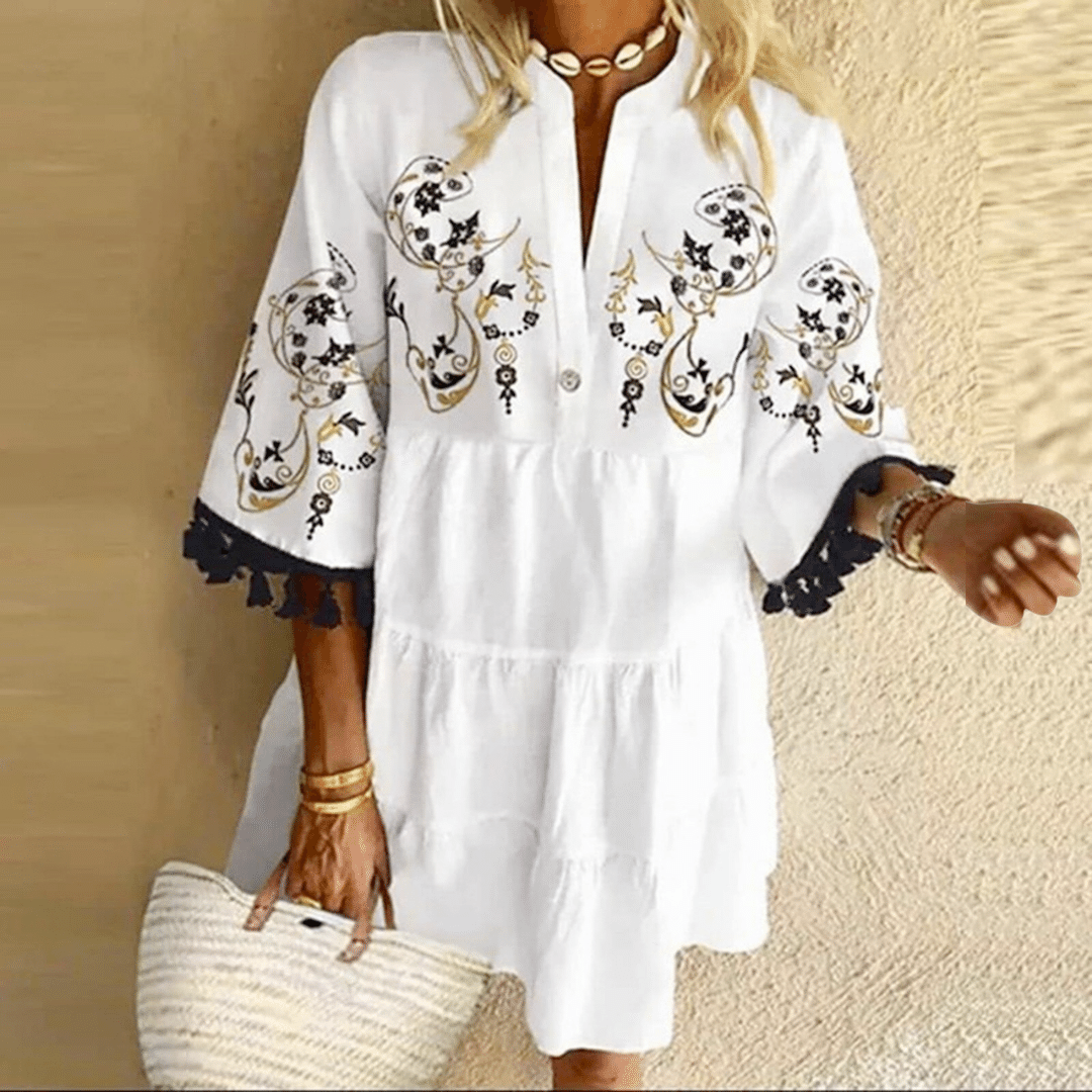 Abito Bianco Boho Estivo | Paradiso Bohemien