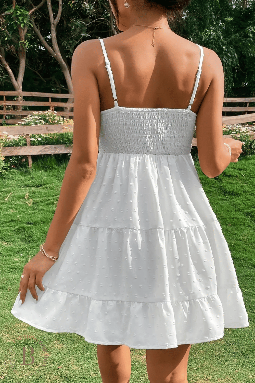 Abito Corto Bianco Bohémien | Paradiso Bohemien