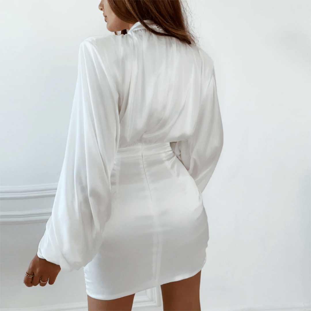 Abito Bianco Corto Boho Chic | Paradiso Bohemien