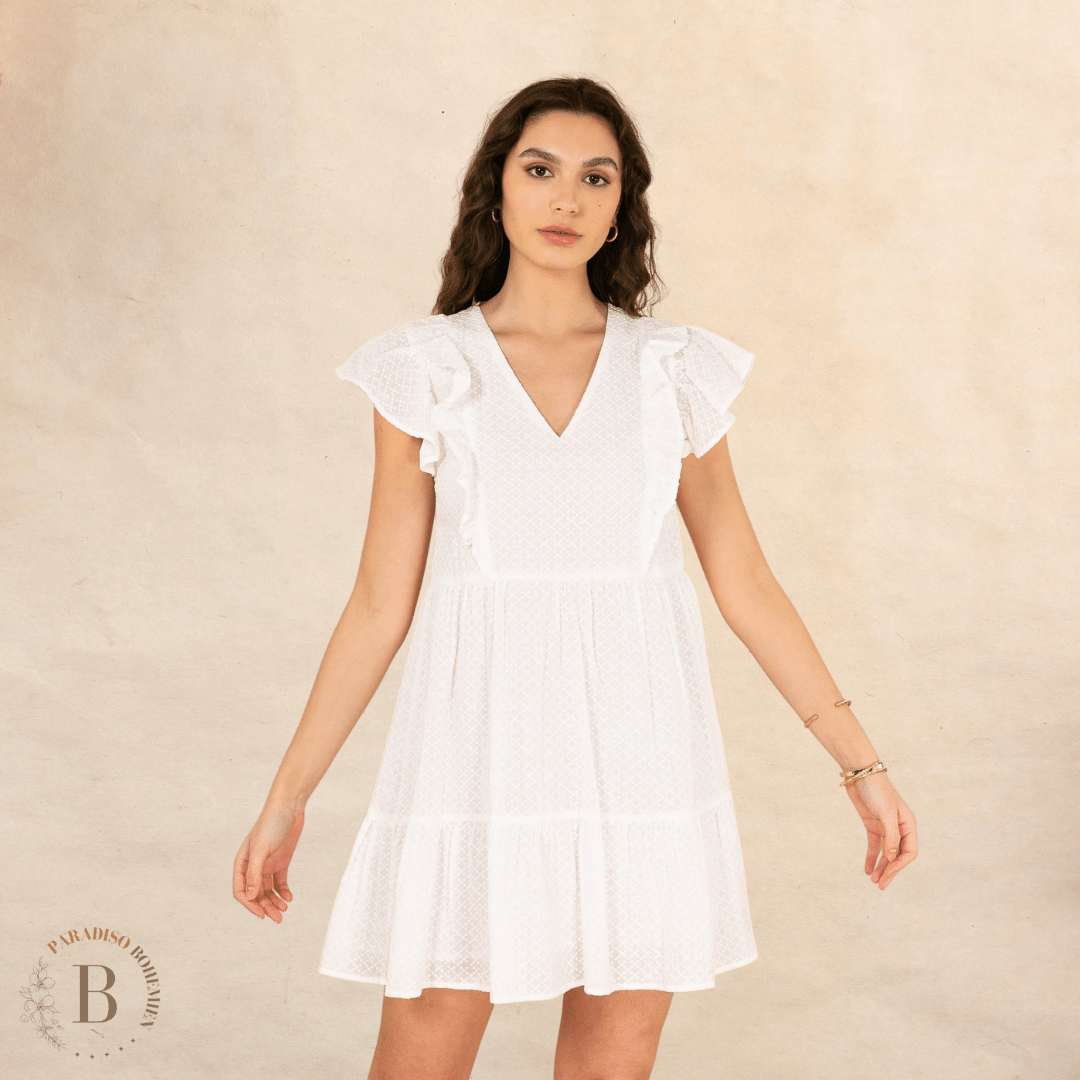 Abito Bianco Country Donna | Paradiso Bohemien