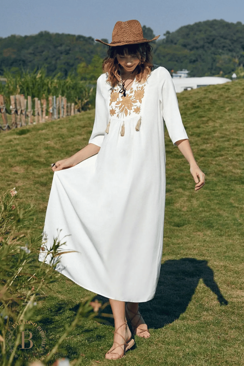 Vestito Bianco Vintage | Paradiso Bohemien