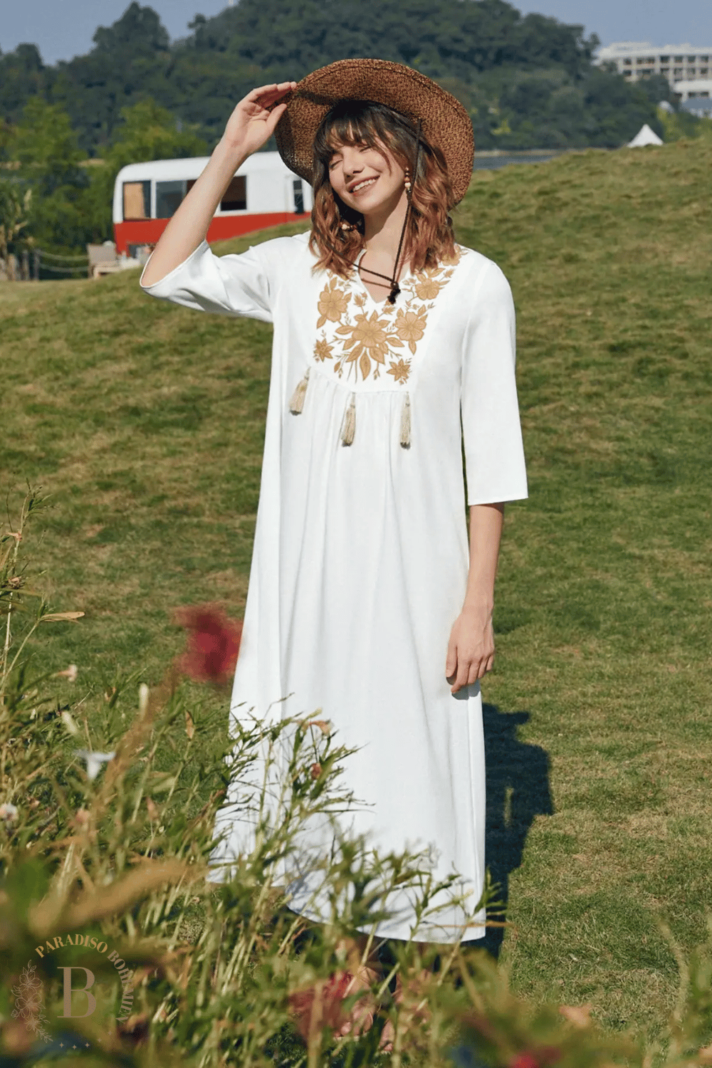 Vestito Bianco Vintage | Paradiso Bohemien