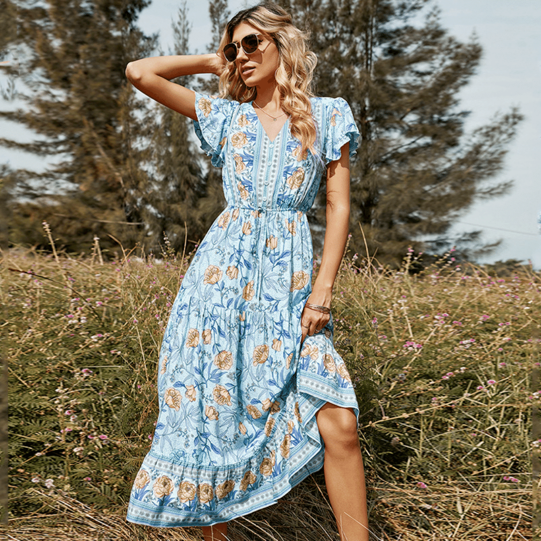 Abito Blu Country | Paradiso Bohemien