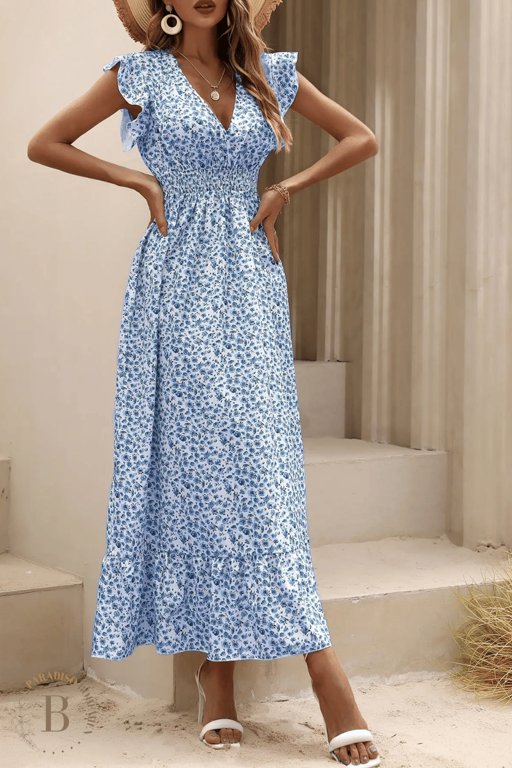 Vestito Azzurro Cielo Estivo | Paradiso Bohemien