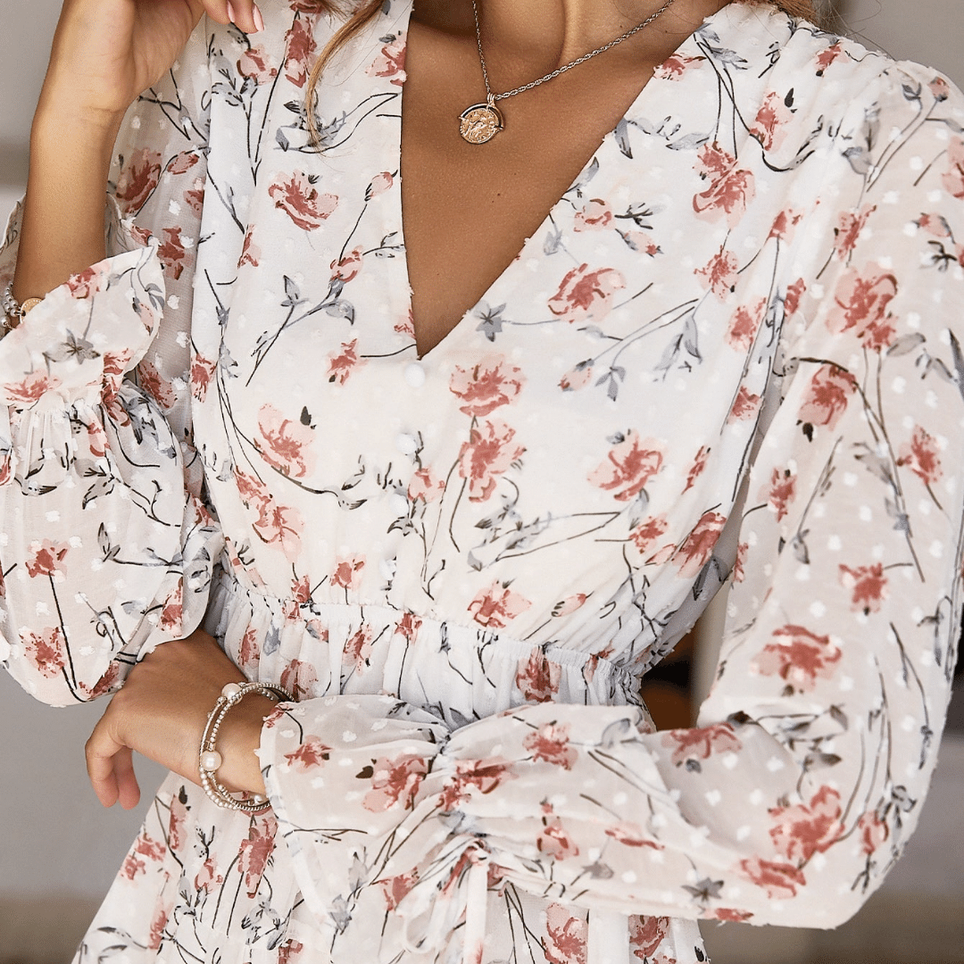 Abito Bohemien Corto con Manica Lunga | Paradiso Bohemien