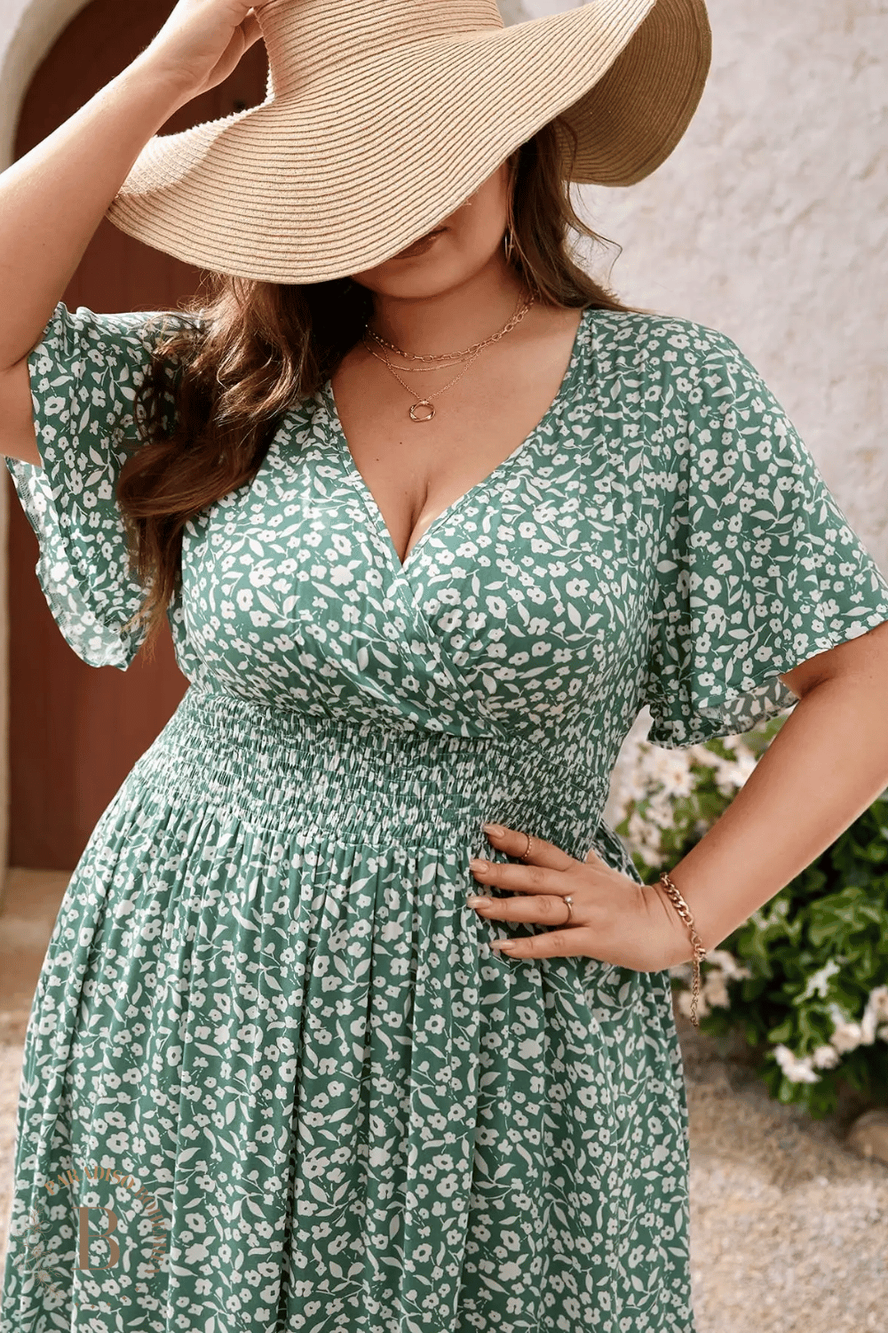 Abito Curvy Verde Estivo| Paradiso Bohemien