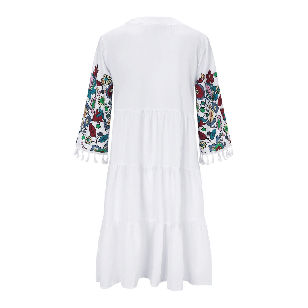 Abito Boho Bianco